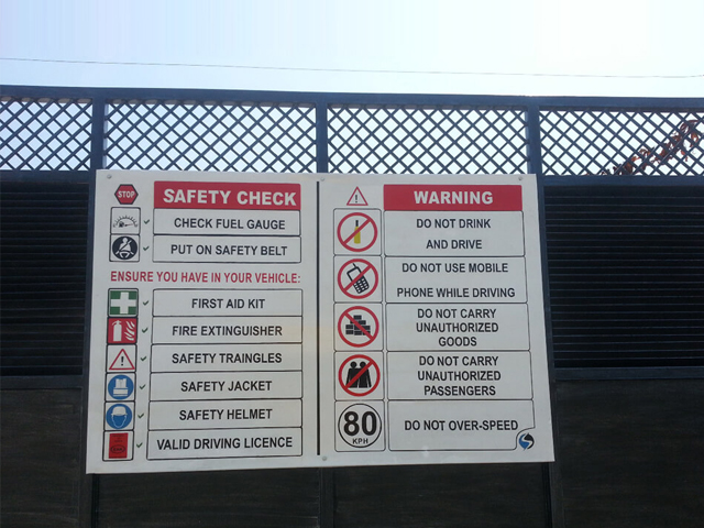 Safety Signages